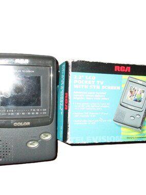 RCA 2.2" LCD Pocket TV w/ Color STN Screen Model 16-3053